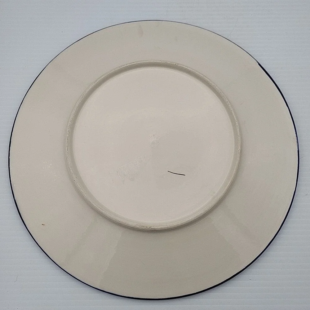 Tunisian Hand‎ Painted Fish Plate 10.75